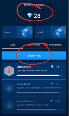 how to unlock missions on crypto com