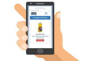 mobile site of couponsurfer