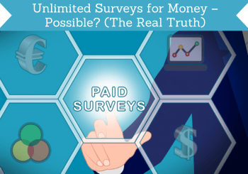 unlimited surveys for money header