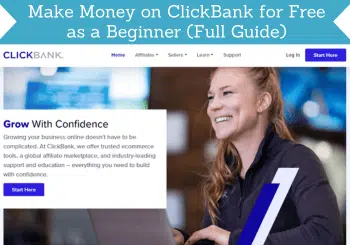 make money on clickbank for free as a beginner header