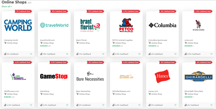 cashback offers of myworld