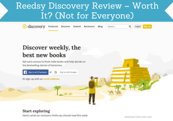 reedsy discovery review header