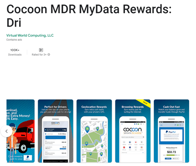 cocoon mydata rewards app