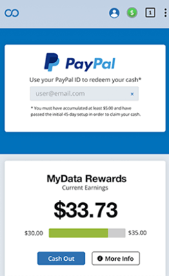cocoon mydata rewards payment method