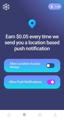 chillsurveys location based notification