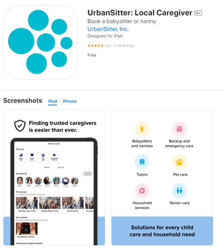 urbansitter app