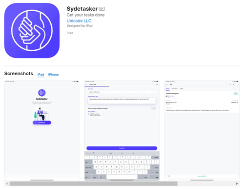 sydetasker app