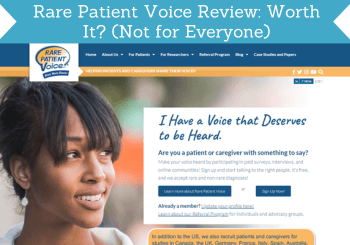 rare patient voice review header