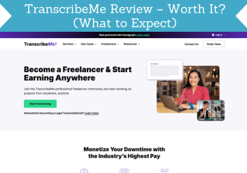 header for transcribeme review