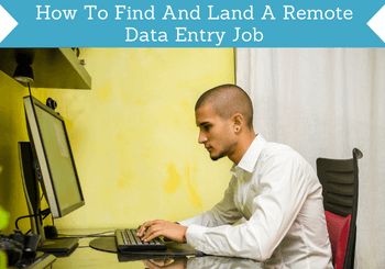how to find and land a remote date entry job header