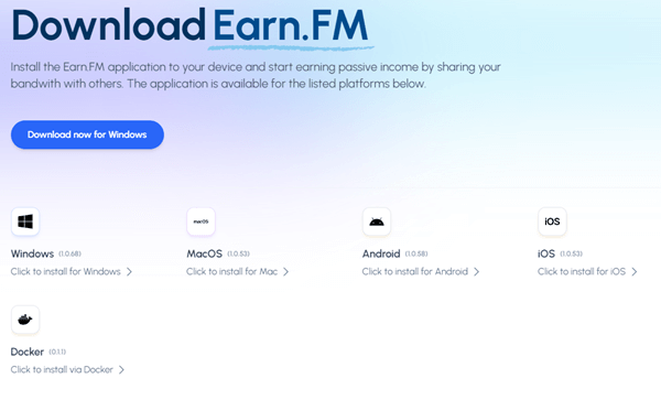 how to earn from earnfm