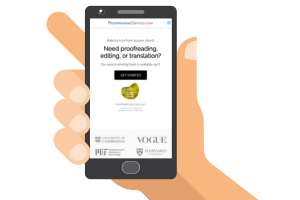 mobile version of proofreading services