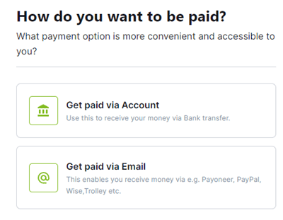 payment methods of terawork 1