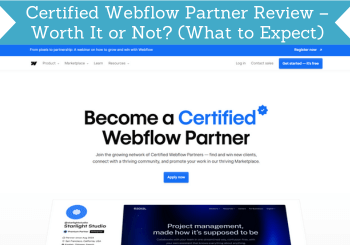 header for certified webflow partner review