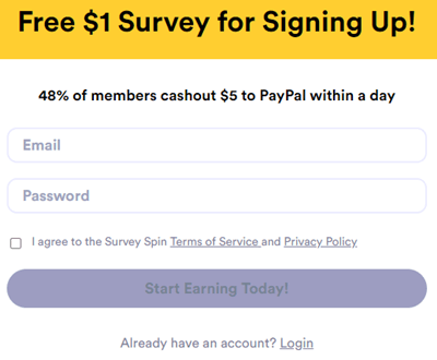 how to join survey spin