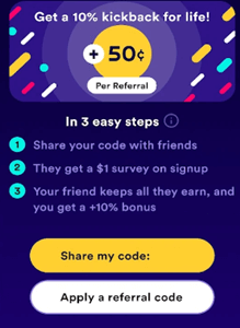 referral program of survey spin