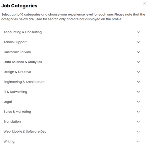 types of jobs on golance