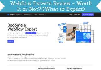 webflow experts review header