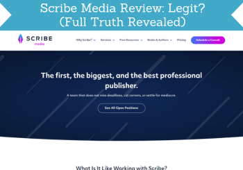 scribe media review header