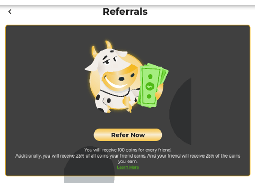 cash cow referral program