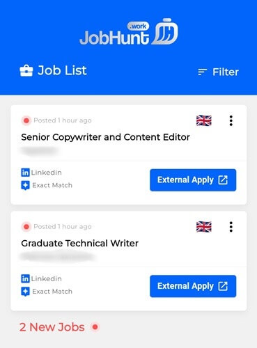 jobhunt job offers