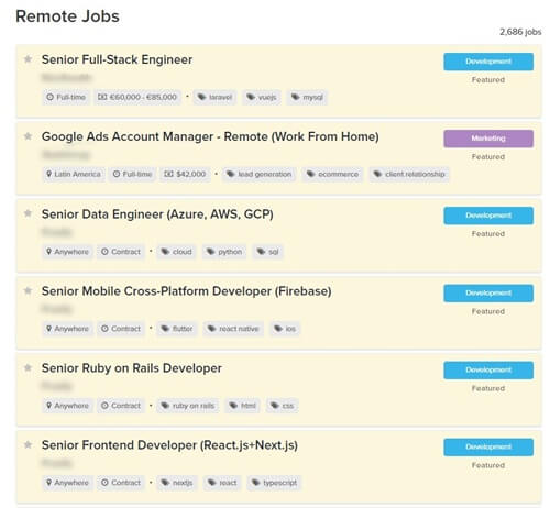 jobs offered by working nomads