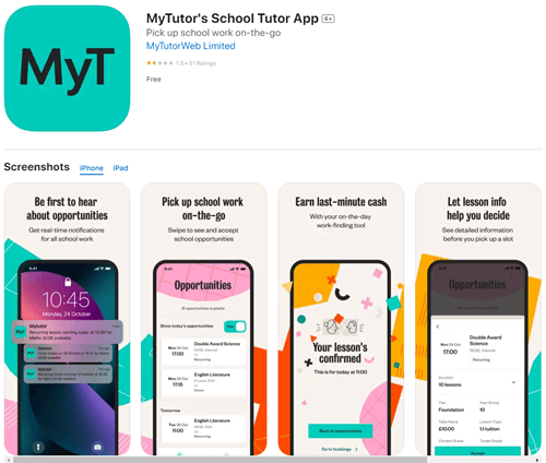 mytutor app