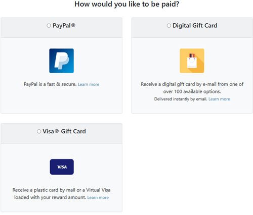 payment options of earn haus