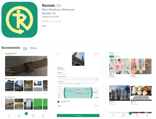 rentah app