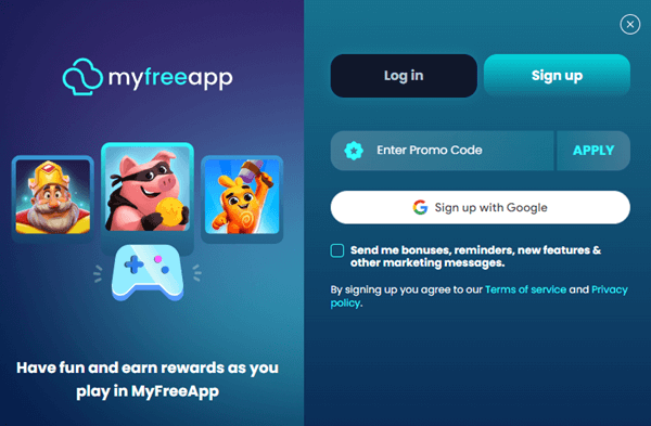 how to join myfreeapp