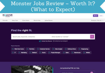 monster jobs review header