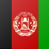 afghanistan flag button