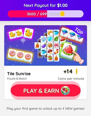 playing games on cash buddy