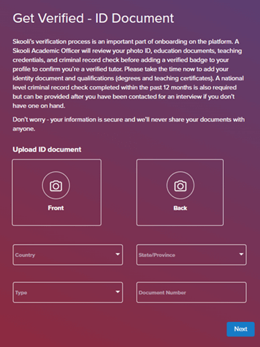 skooli verification process