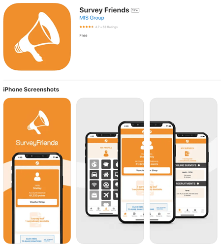 surveyfriends app
