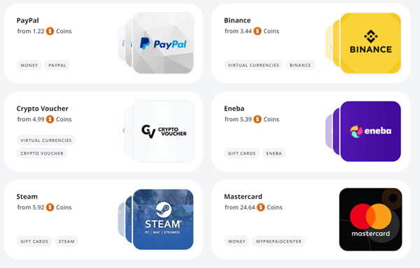 payout options of earnweb