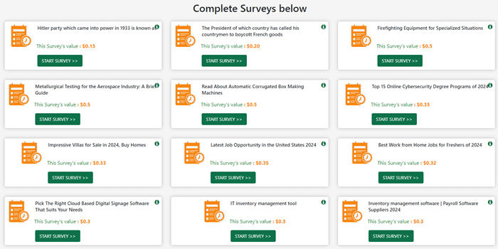 surveyjobin paid surveys