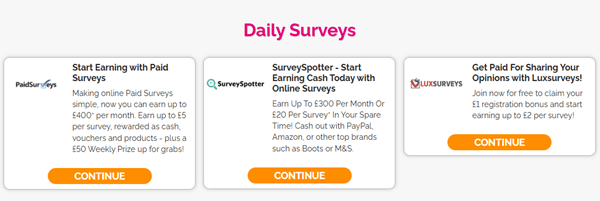 paid surveys of cashback uk