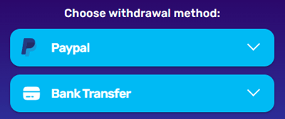 payout options of quiiiz