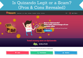 quizando review header