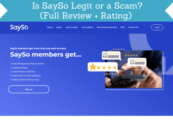 sayso review header