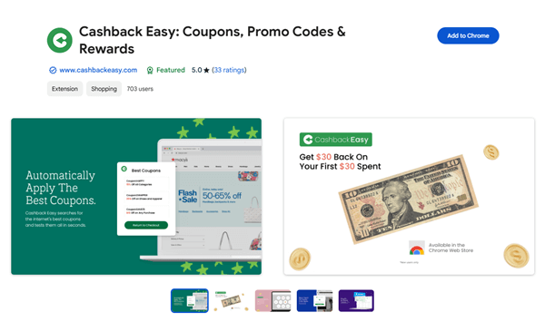 cashback easy plugin