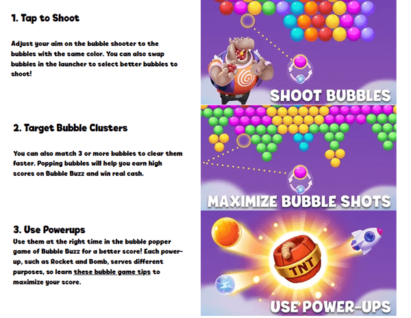 how to play bubble buzz