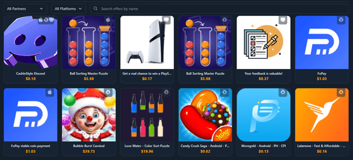 offers on cashinstyle