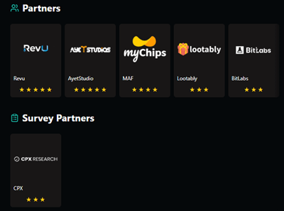 makemoneyonline offerwalls