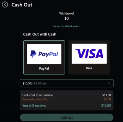 payout options of makemoneyonline