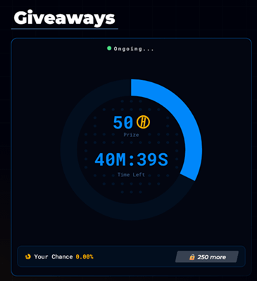 halos giveaways