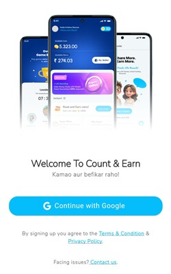 how to join count and earn