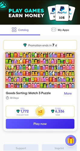 playing games on cashdream