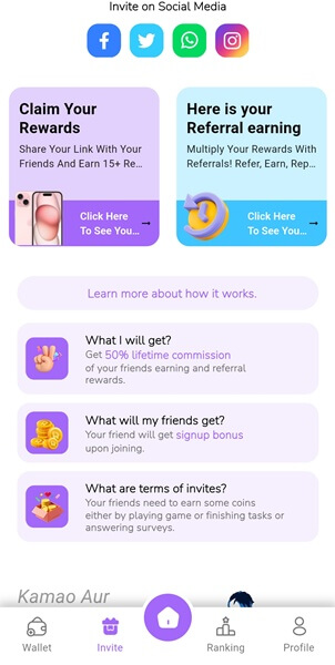 referral program of solve and earn